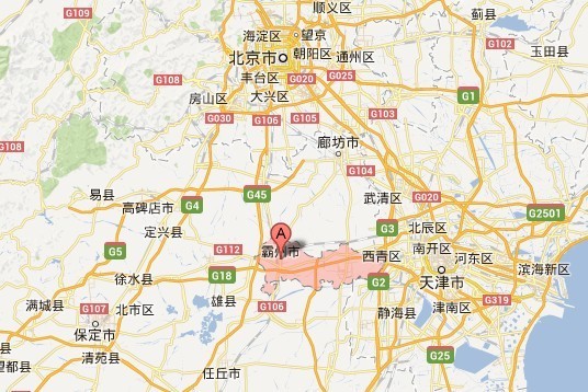 霸州市位置